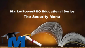 Security Menu